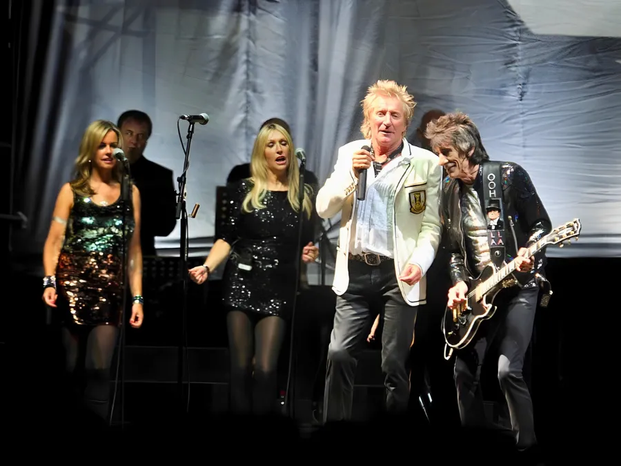 Ronnie Wood & Rod Stewart